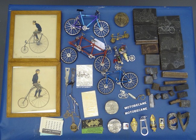 Bicycle misc collectibles lot 166634