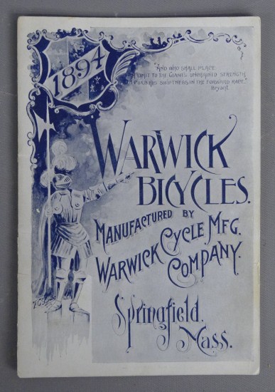 Bicycle Catalog ''1894 Warwick