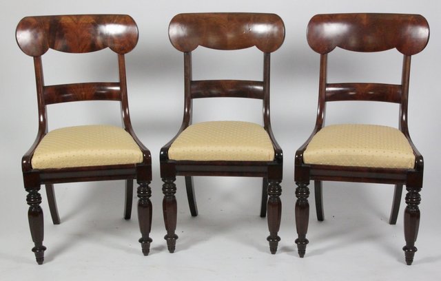 A set of six mid 19th Century mahogany