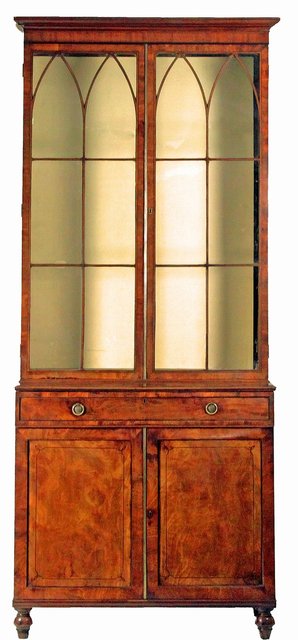 A George IV mahogany bookcase the 16472d