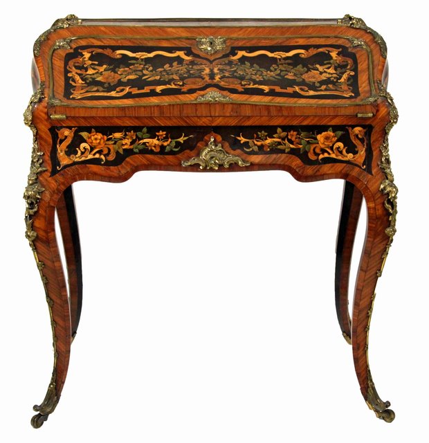 A Louis XV style kingwood and marquetry 164737