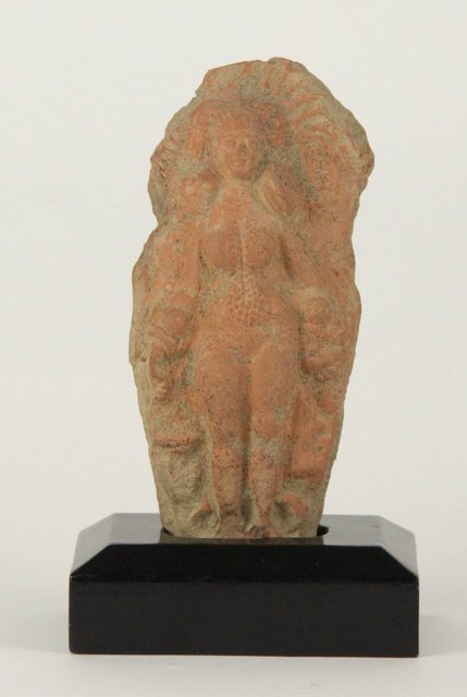 An Indian terracotta fragment depicting