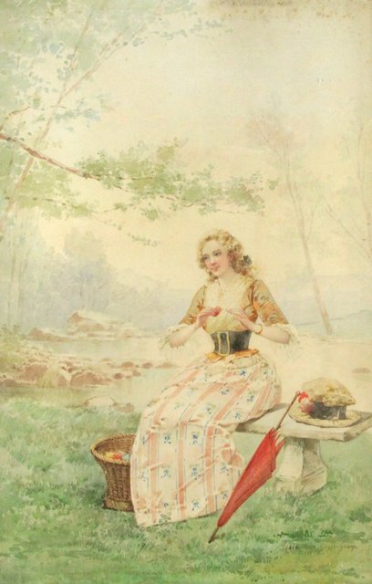 Maximilienne Goepp GuyonThe Picnicsigned 1647f8