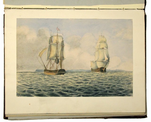 Captain C Frankland RNWatercolour 1647f4