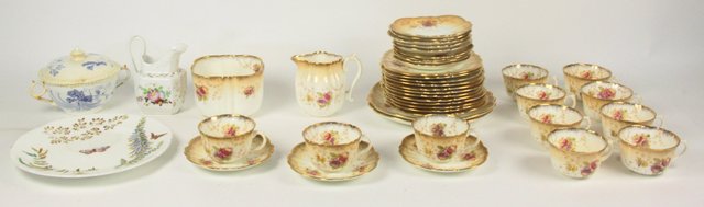 A quantity of porcelain including