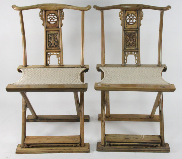 A pair of Chinese Ming style ash