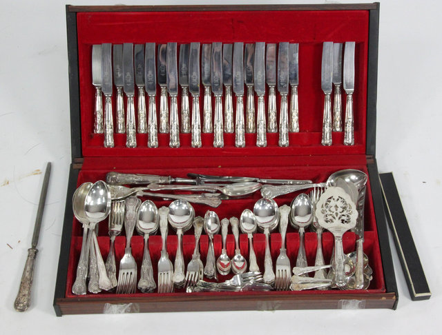 A canteen of King s pattern plated 1648a5