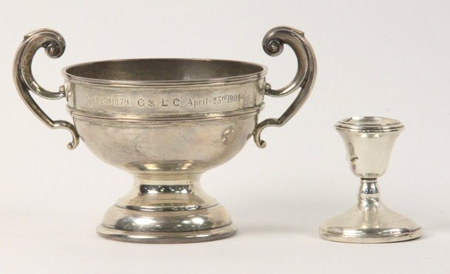A silver trophy cup Chester 1903
