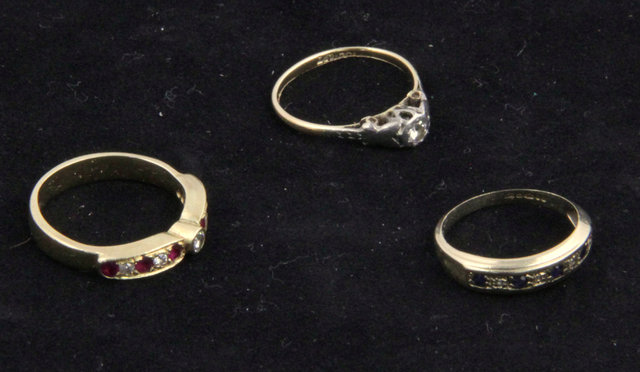 A ruby and diamond dress ring in 164942