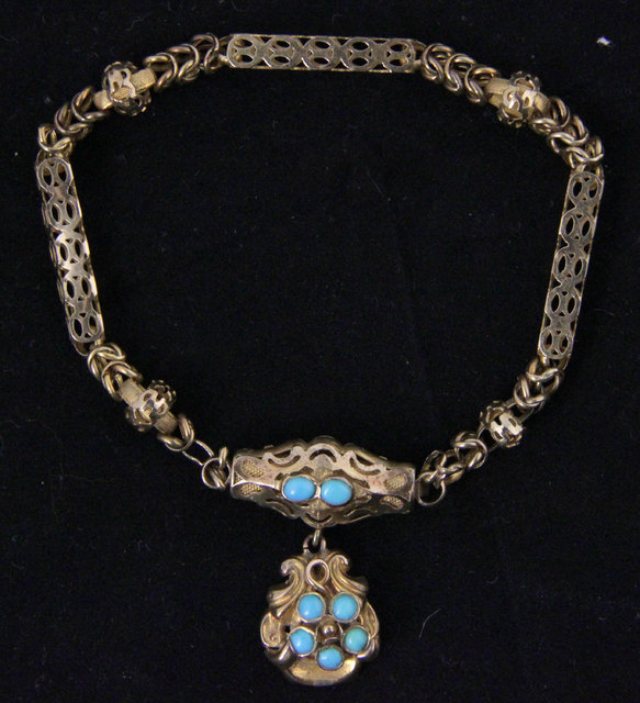 A Victorian gold fancy link bracelet 164973