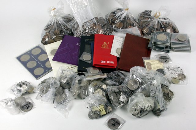A large quantity of 20th Century coins