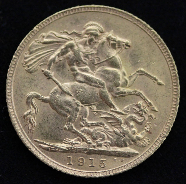 A George V sovereign 1915 1649a3