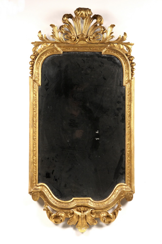 HALL MIRROR English Chippendale 16516c