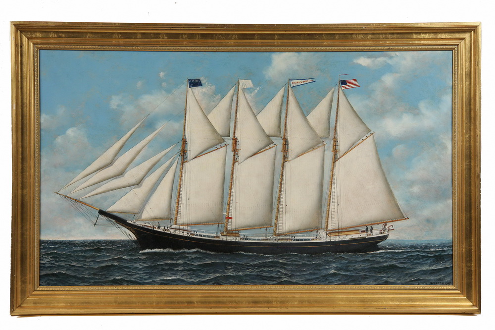 OOB Ships Portrait of Four Mast 165187
