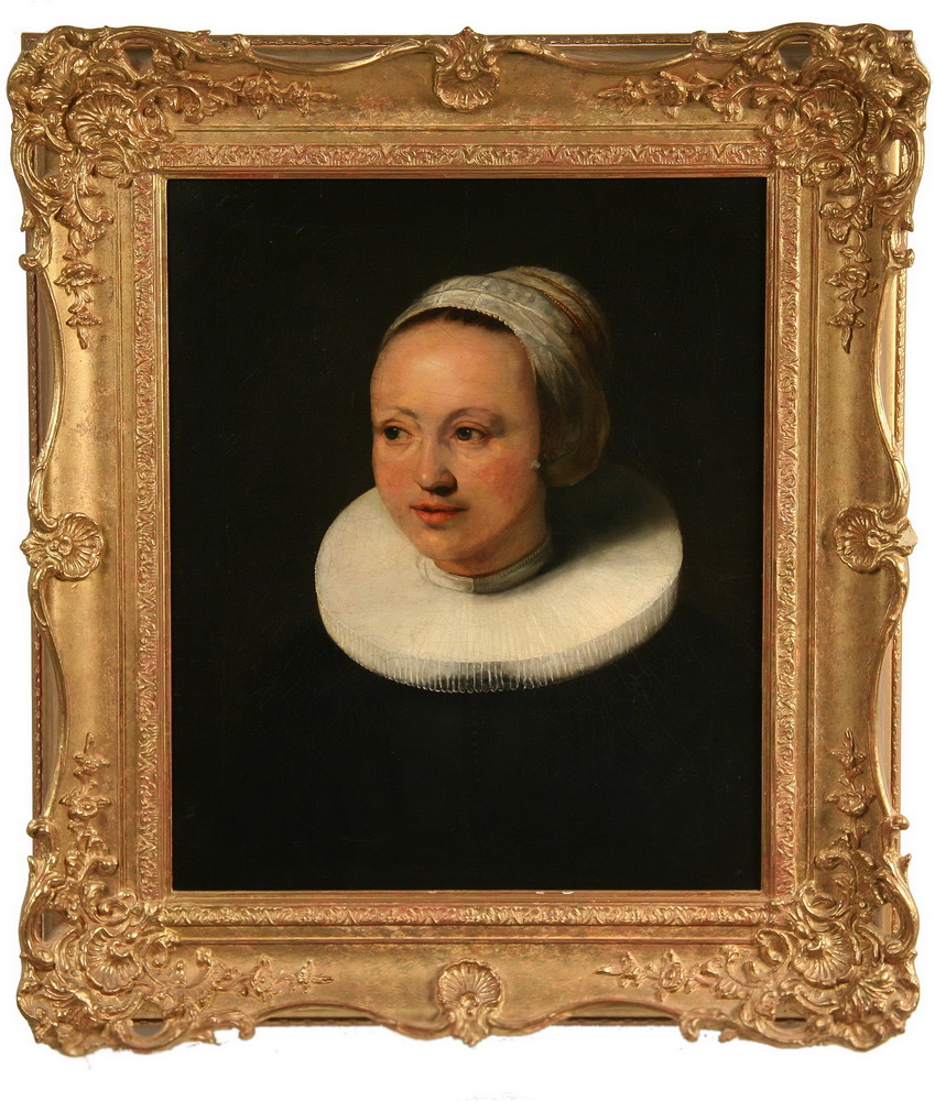 OOC 17th c Dutch Bust Portrait 1651e4