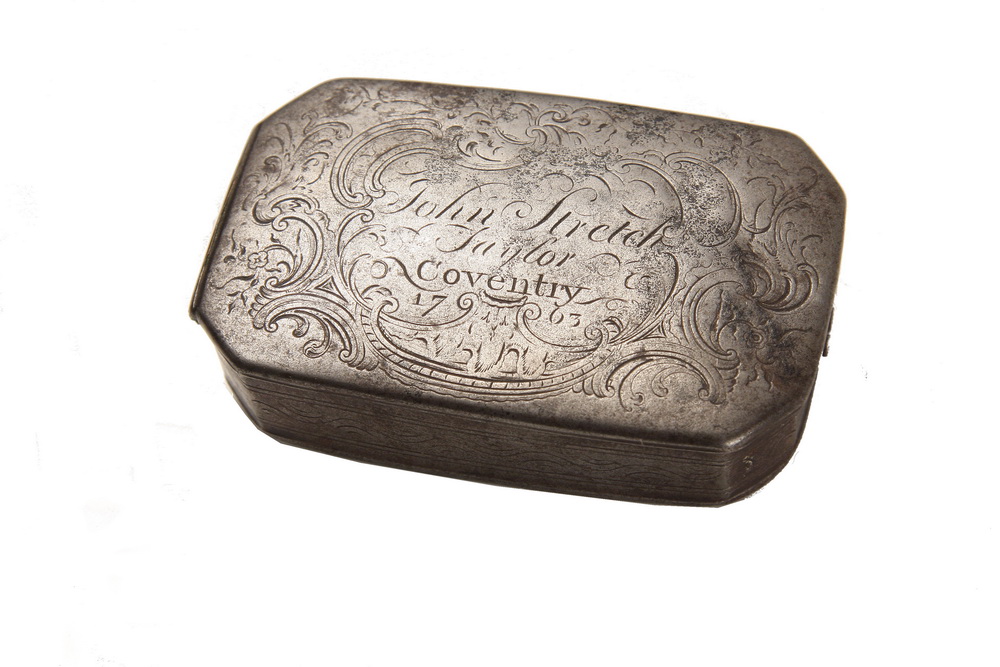 ENGLISH TOBACCO BOX Tin Tobacco 1651e1