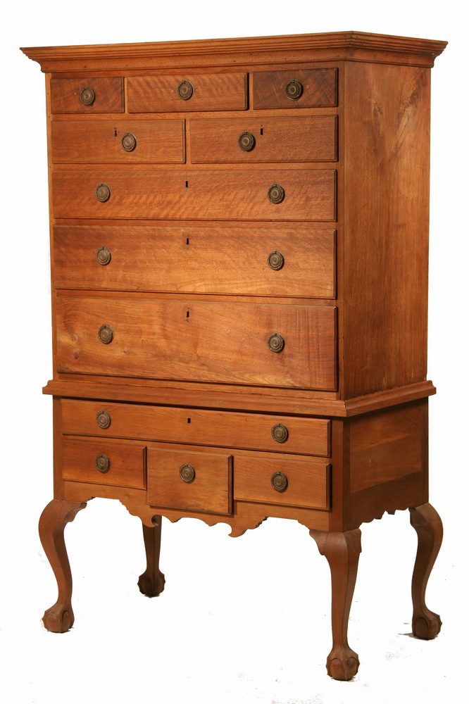 CHIPPENDALE HIGHBOY - Late 18th c American