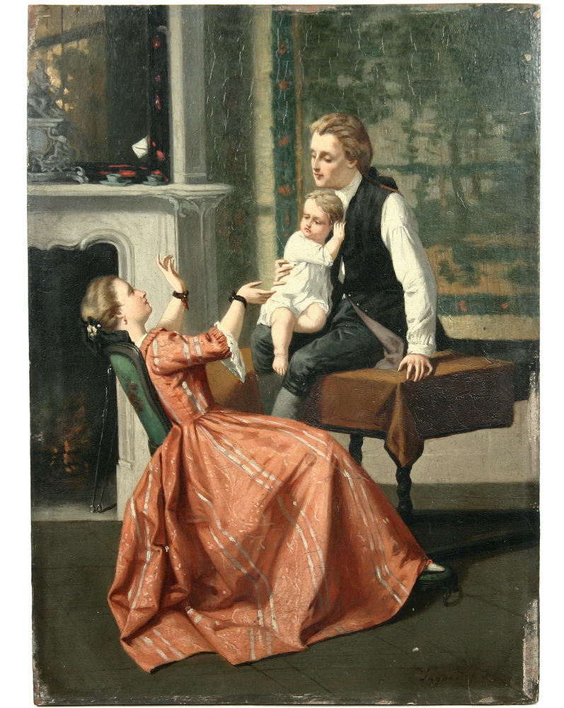 OOP - Young Parents with Child by Pierre