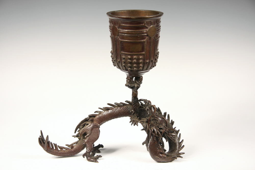 JAPANESE BRONZE CENSER Meiji 165258