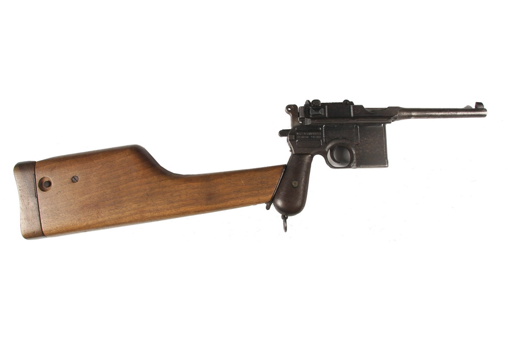 PISTOL German Broom Handle Mauser 16527a