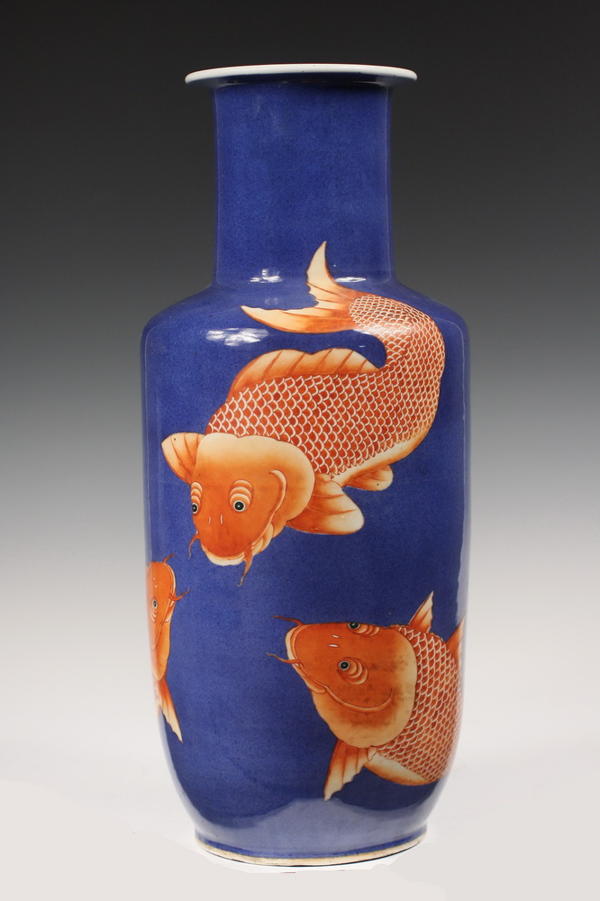 CHINESE FLOOR VASE 19th c Chinese 16528a