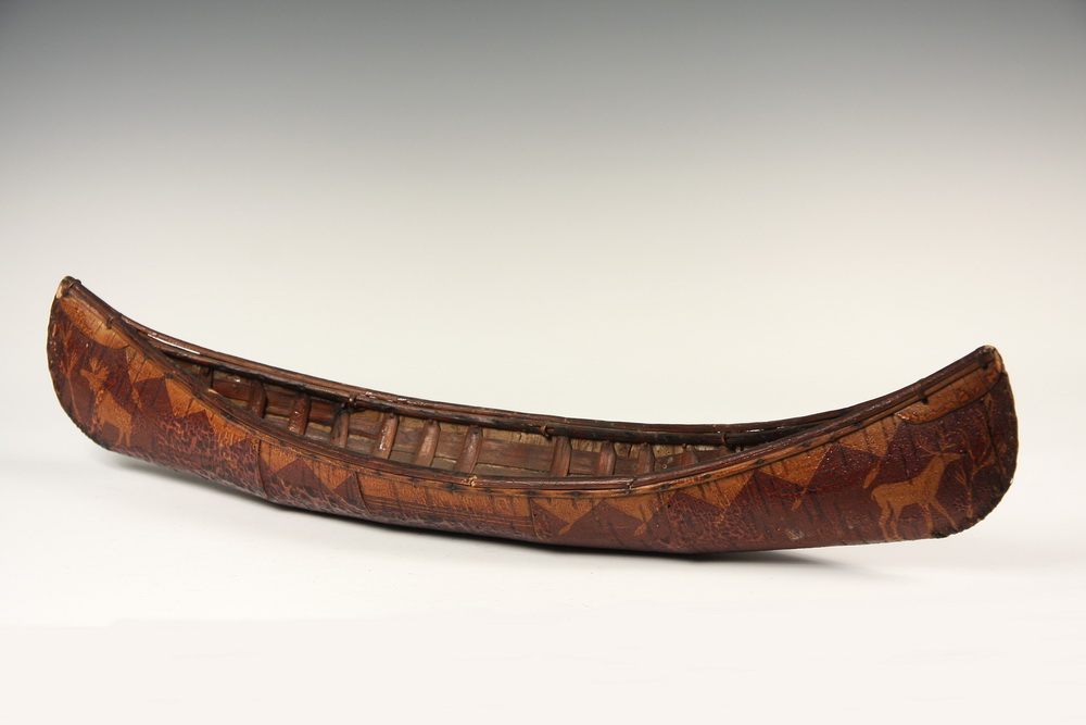 MINIATURE CANOE Native Maine 1652a5