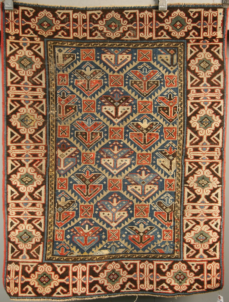 AREA RUG 3 x 3 10 Persian 1652bc