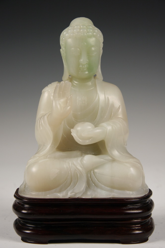 JADE BUDDHA White Jade Buddha 1652dc