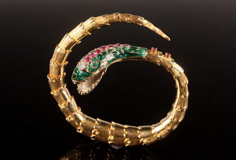 BRACELET - Vintage handmade 18K gold