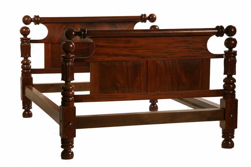 FOUR POST BED New England Mahogany 1653c2