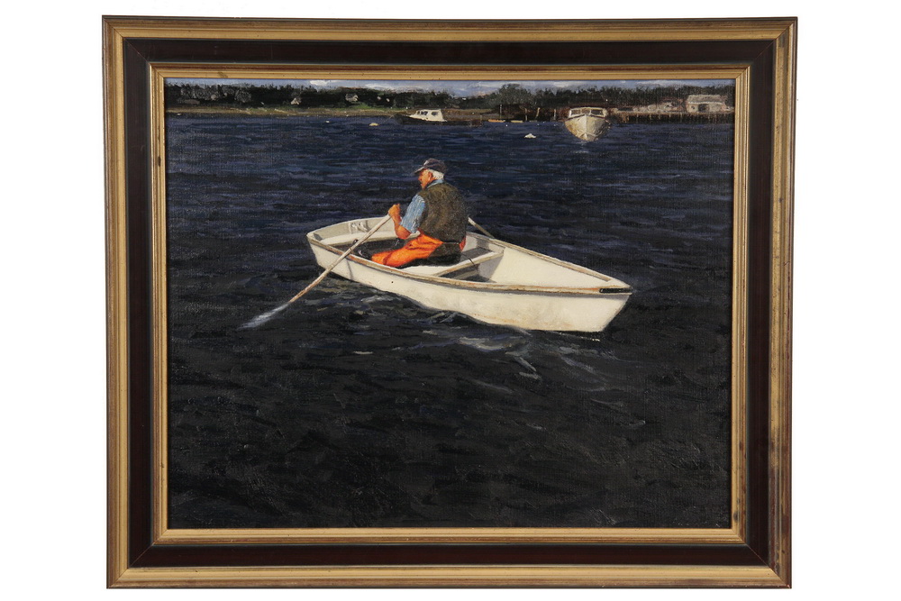 OOC - Fisherman Rowing Dinghy by