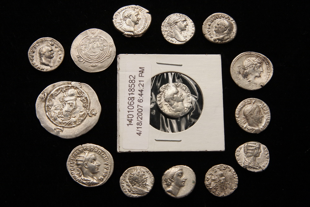 COINS - Lot of (12) ancient Roman silver