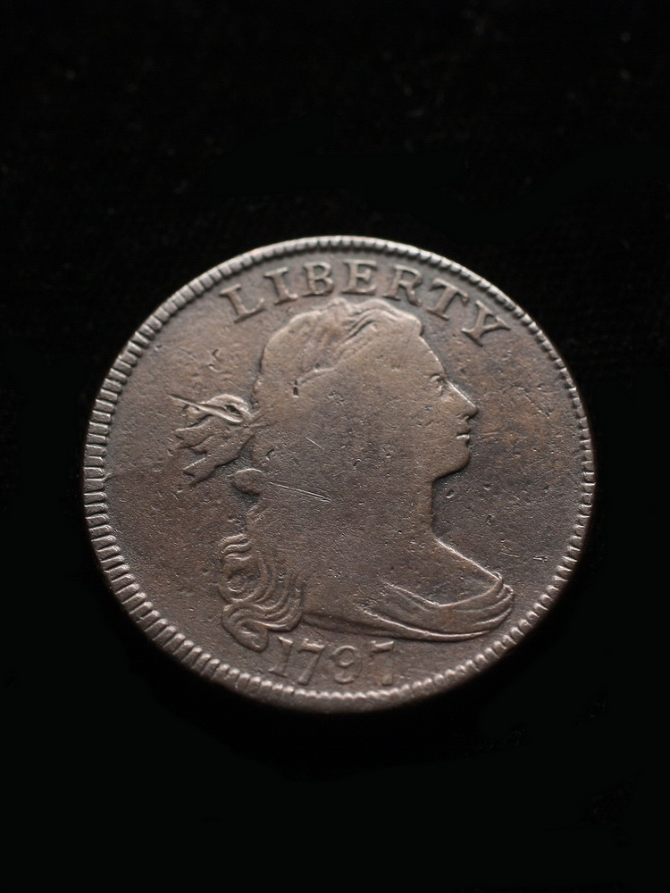 COIN - (1) Draped Bust large cent 1797.