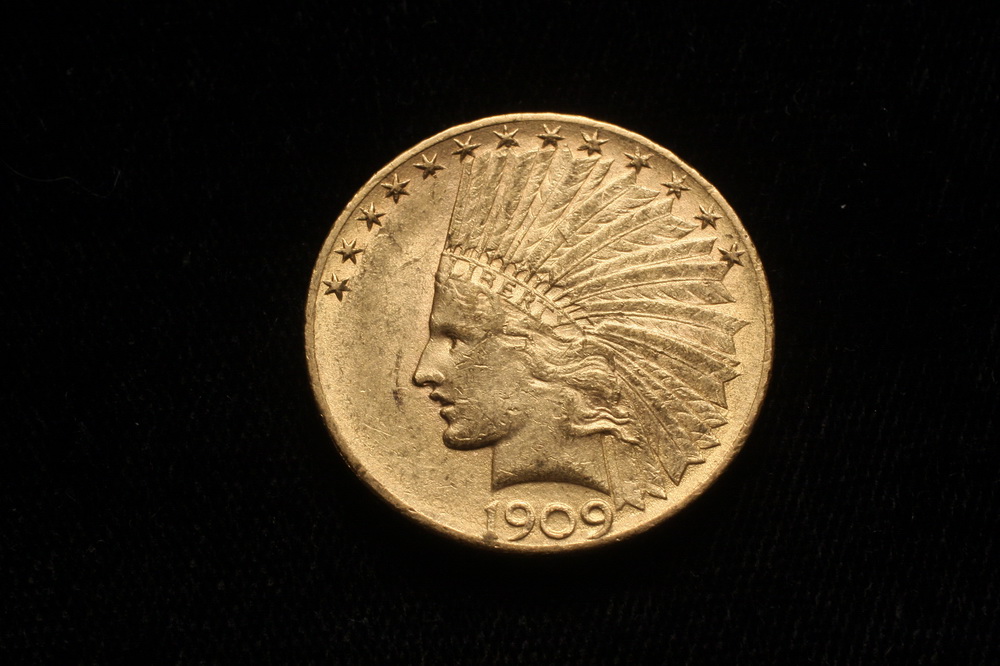 COIN - (1) Indian Head $10 gold