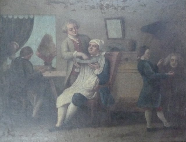 18th Century English School/The Barbers