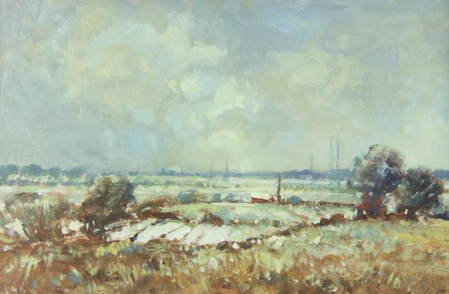 ? Geoffrey Chatten/Winter in Norfolk/signed;