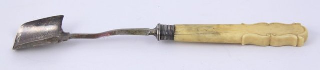 A silver stilton cheese scoop Aaron 165555