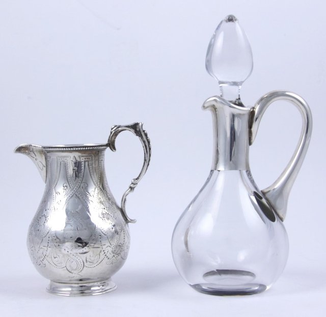 A Victorian engraved silver cream 16555c