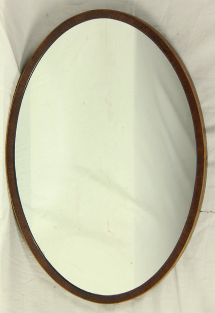 A George II mahogany oval framed 1655fd