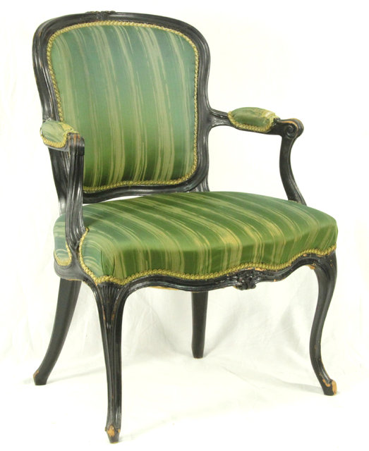 A George III style open armchair