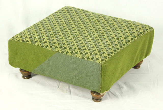 A Victorian mahogany foot stool