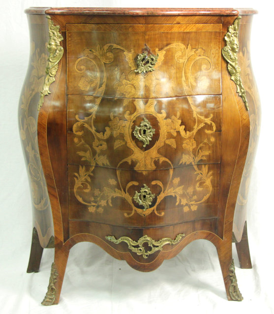 A Louis XV style bomb commode 16566d