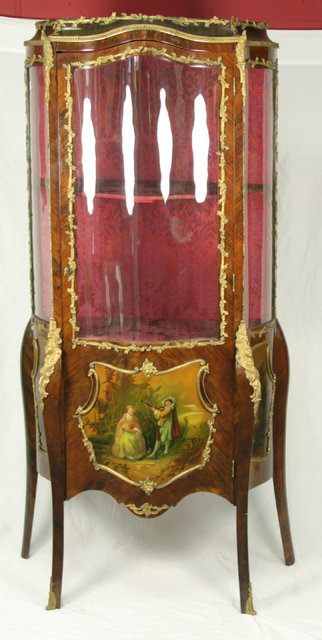 A Vernis Martin style display cabinet
