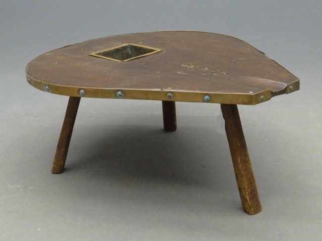 Bellows coffee table. Top 35''