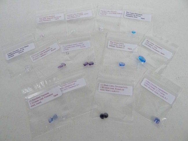 Lot including pink sapphire simulant  167e71