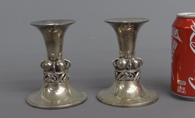 Pair marked George Jensen candlesticks  167e93