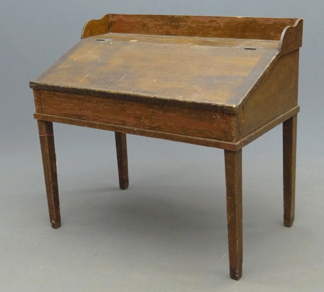 19th c. schoolmaster's desk. 43''