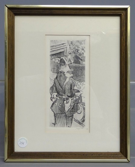 Original etching by Jacques Villon (French