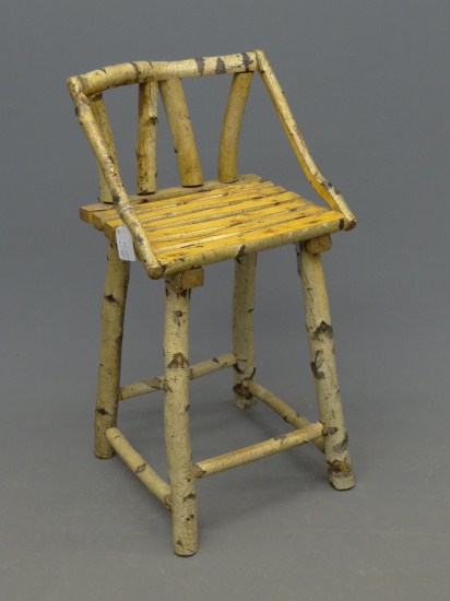 Birch bark Adirondack chair 34  167f86