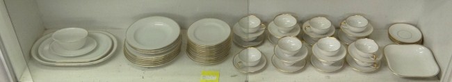 Lot over 40 pcs white with gold 167fa2